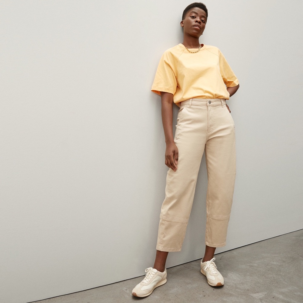 Everlane Utility Barrel Pants in Cashew